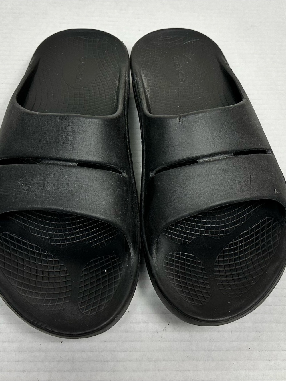 OOFOS OOahh SLIDE UNISEX Slip-On Slide Sandals - Cushioned Comfort Size 9.0